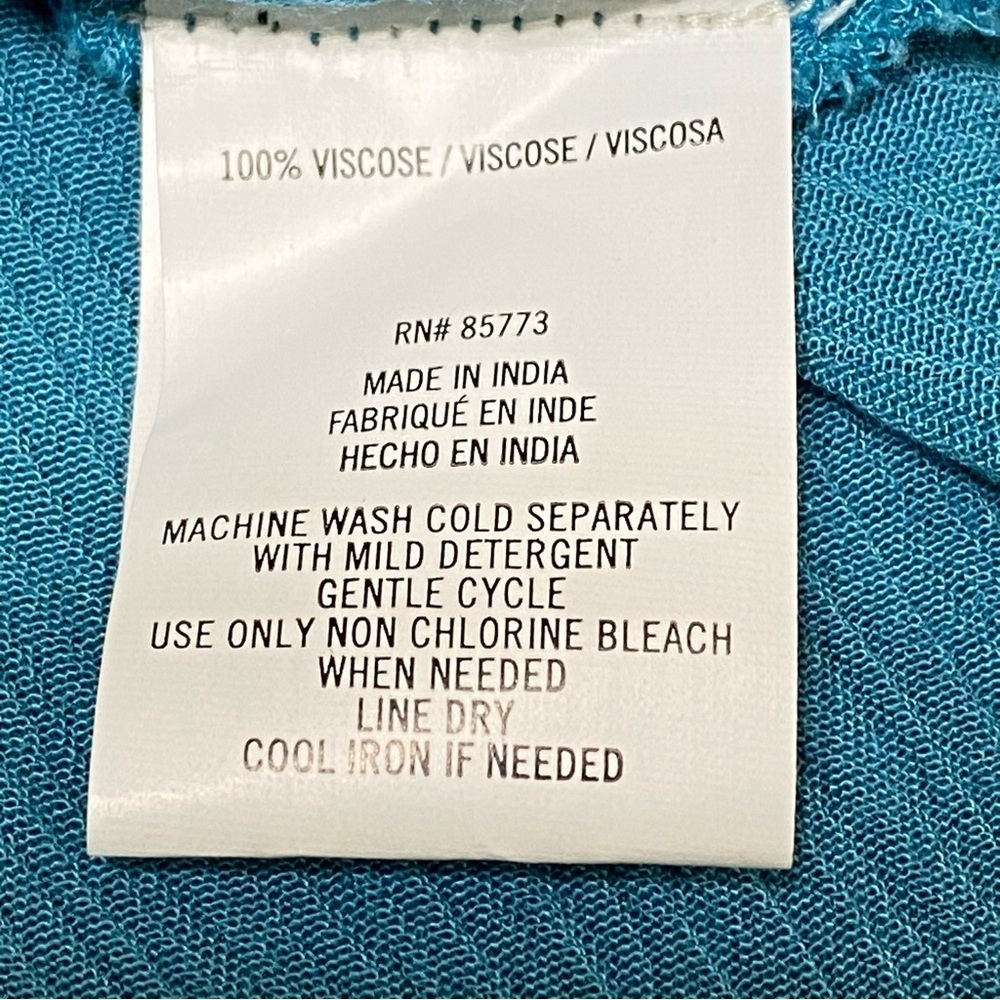 O’Neill Blue Moon Twist Front Boho Beachy Tank Top Large NWT - Picture 10 of 12